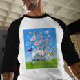 Frutiger Aero Aesthetic Tech Cherry Blossom Fishes Bubbles Raglan Baseball Tee Baseball Raglan Shirt Frutiger Aero Aesthetic Tech Cherry Blossom Fishes Bubbles Raglan Baseball Tee Baseball Raglan Shirt