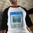 Frutiger Aero Aesthetic Tech Computer Aquarium Tarot Card Baseball Raglan Shirt Frutiger Aero Aesthetic Tech Computer Aquarium Tarot Card Baseball Raglan Shirt