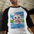 Frutiger Aero Aesthetic Tech Kawaii Ramen Cat Fishes Raglan Baseball Tee Baseball Raglan Shirt Frutiger Aero Aesthetic Tech Kawaii Ramen Cat Fishes Raglan Baseball Tee Baseball Raglan Shirt