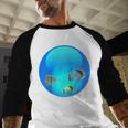 Frutiger Aero Aesthetic Tech Orb Fishes Raglan Baseball Tee Baseball Raglan Shirt