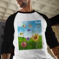 Frutiger Aero Aesthetic Tech Scenery Fishes Sunflower Raglan Baseball Tee Baseball Raglan Shirt Frutiger Aero Aesthetic Tech Scenery Fishes Sunflower Raglan Baseball Tee Baseball Raglan Shirt