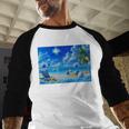 Frutiger Aero Beach Y2k Aesthetic Palm Tree Sand Ocean Premium Baseball Raglan Shirt Frutiger Aero Beach Y2k Aesthetic Palm Tree Sand Ocean Premium Baseball Raglan Shirt