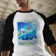 Frutiger Aero Skeuomorphism User Interface Nostalgia Premium Tri-Blend Baseball Raglan Shirt