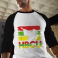Future HBCU African American Gradute Graduation Baseball Raglan Shirt