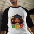 Future HBCU Grad Afro Girl College Graduation Kids Baseball Raglan Shirt