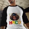 Future HBCU Grad Girl HBCU Toddler Kids Graduation Baseball Raglan Shirt