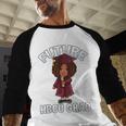 Future HBCU Grad Girl Wearing Graduation Gown Baseball Raglan Shirt