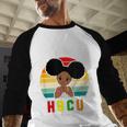 Future HBCU Grad Graduate Afro Girl College Graduation Baseball Raglan Shirt