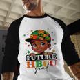 Future HBCU Grad History Boys Kids Graduation HBCU Baseball Raglan Shirt
