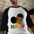 Future HBCU Grad History Girl Graduation HBCU Kids Baseball Raglan Shirt