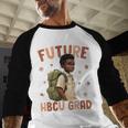 Future HBCU Grad History Month Graduation Boys Kids Baseball Raglan Shirt