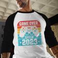 Game Over Class Of 2023 Shirt Students Graduation Baseball Raglan Shirt