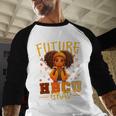 Girl Future HBCU Graduate Afro College Graduation Kids Baseball Raglan Shirt