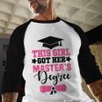 This Girl Got Her Masters Degree Graduation Mastered It 2024 Baseball Raglan Shirt