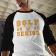 Golf Senior Night Golf Senior 2025 Graduation 14 Baseball Raglan Shirt