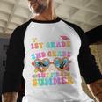 Goodbye 1st Grade Graduation To 2nd Grade But First Summer Baseball Raglan Shirt
