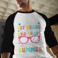 Goodbye 1st Grade Graduation To Second Grade First Summer Baseball Raglan Shirt