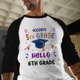 Goodbye 5th Grade Graduation 2025 6th Grade Graduate Kids Baseball Raglan Shirt