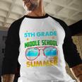 Goodbye 5th Grade Graduation To 6th Grade Hello Summer Kids Baseball Raglan Shirt