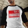 Graduate Class Of 2025 Senior Graduation End Of School Year Baseball Raglan Shirt