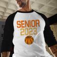 Graduate Senior Class 2023 Basketball Player Graduation Grad Baseball Raglan Shirt
