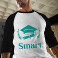 I Graduated Smart Graduation Student College University Baseball Raglan Shirt