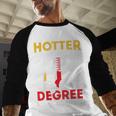 Graduation 2024 Hotter By One Degree Shirt Class Of 24 Baseball Raglan Shirt