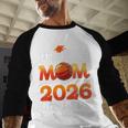 Graduation Basketball Retro Proud Mom Of A 2026 Graduate Baseball Raglan Shirt