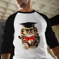 Graduation Cat Class Of 2023 Baseball Raglan Shirt