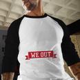 Graduation Class 2018 Dabbing College Grad Shirt Baseball Raglan Shirt