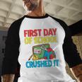 Graduation First Day Of School Crushed It Baseball Raglan Shirt