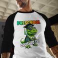 Graduation Preschool DinosaurRex Crushed It Boys Grad Baseball Raglan Shirt