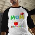 Graduation Proud Mom Of 2025 Kindergarten Graduate Baseball Raglan Shirt