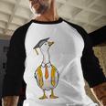Graduation Senior Silly Goose Today Im A Serious Goose Baseball Raglan Shirt