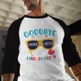 Graduation Shirt Goodbye PreK Hello Kindergarten School Baseball Raglan Shirt