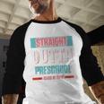 Graduation Shirt Straight Outta Preschool Class Of 2018 Tee Baseball Raglan Shirt