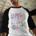Groovy In My Last Day Of School Era Second Grade Graduation Baseball Raglan Shirt