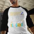 Happy Last Day Of 1st Grade Shirt Cutie Graduation Baseball Raglan Shirt