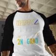 Happy Last Day Of 2nd Grade Shirt Cutie Graduation Baseball Raglan Shirt