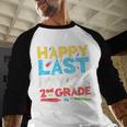 Happy Last Day Of 2nd Grade Shirt Second Grade Graduation Baseball Raglan Shirt