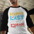 Happy Last Day Of 3rd Grade Shirt Third Grade Graduation Baseball Raglan Shirt