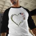 Heart Coast Guard Wife Coast Guard Graduation Wife USCG Wife Baseball Raglan Shirt
