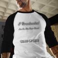 High School College Graduation Senior 2018 Shirt Baseball Raglan Shirt