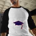 High School GraduationShirt Flag College Graduation Baseball Raglan Shirt