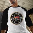 Hotrod Custom Car Automotive Nostalgia Distressed Premium Tri-Blend Baseball Raglan Shirt
