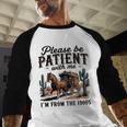 I'm From The 1900s Historical Humor Old Person Baseball Raglan Shirt