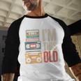 I'm This Old Vintage Cassette Tape Nostalgia Baseball Raglan Shirt
