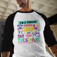I'm A Toddler I Have No Ideas Retro Vintage 90s Nostalgia Premium Tri-Blend Baseball Raglan Shirt I'm A Toddler I Have No Ideas Retro Vintage 90s Nostalgia Premium Tri-Blend Baseball Raglan Shirt