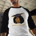 Its Doctor Actually Graduation Healthcare Afro Women Baseball Raglan Shirt