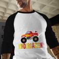 I Just Crushed Kindergarten Monster Graduation Shirt Baseball Raglan Shirt